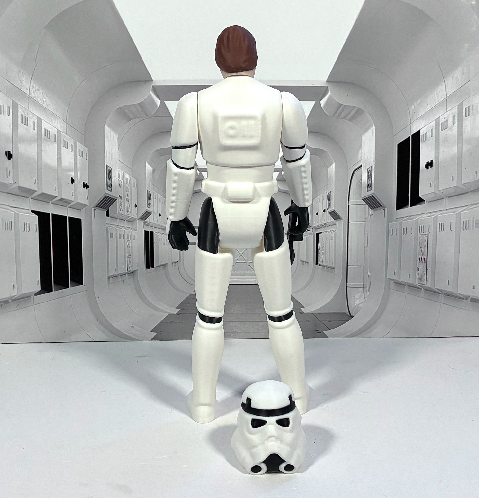 Star Wars Custom Kenner Style 11" LUKE SKYWALKER STORMTROOPER Figure 3D Print
