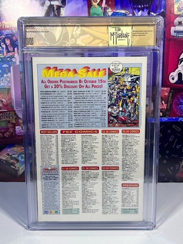 SPAWN #4 CGC 9.4 SIGNATURE SERIES by creator TODD MCFARLANE 1992