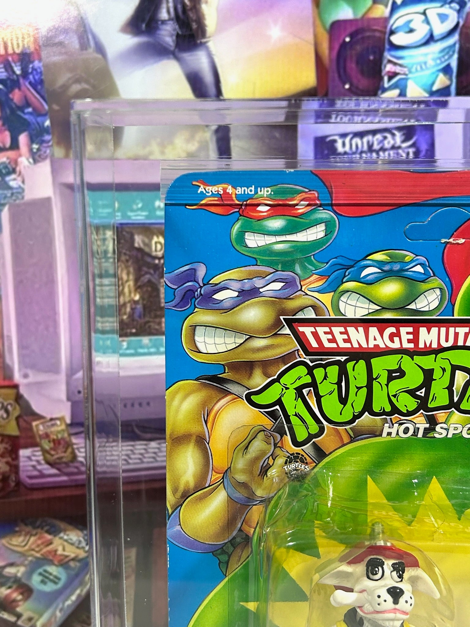 Vintage 1993 TMNT MOC HOT SPOT Graded AFA 70 Playmates