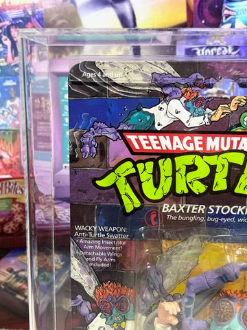 Vintage 1989 TMNT MOC BAXTER STOCKMAN 14 Back Series 2 Graded UKG 85 Playmates