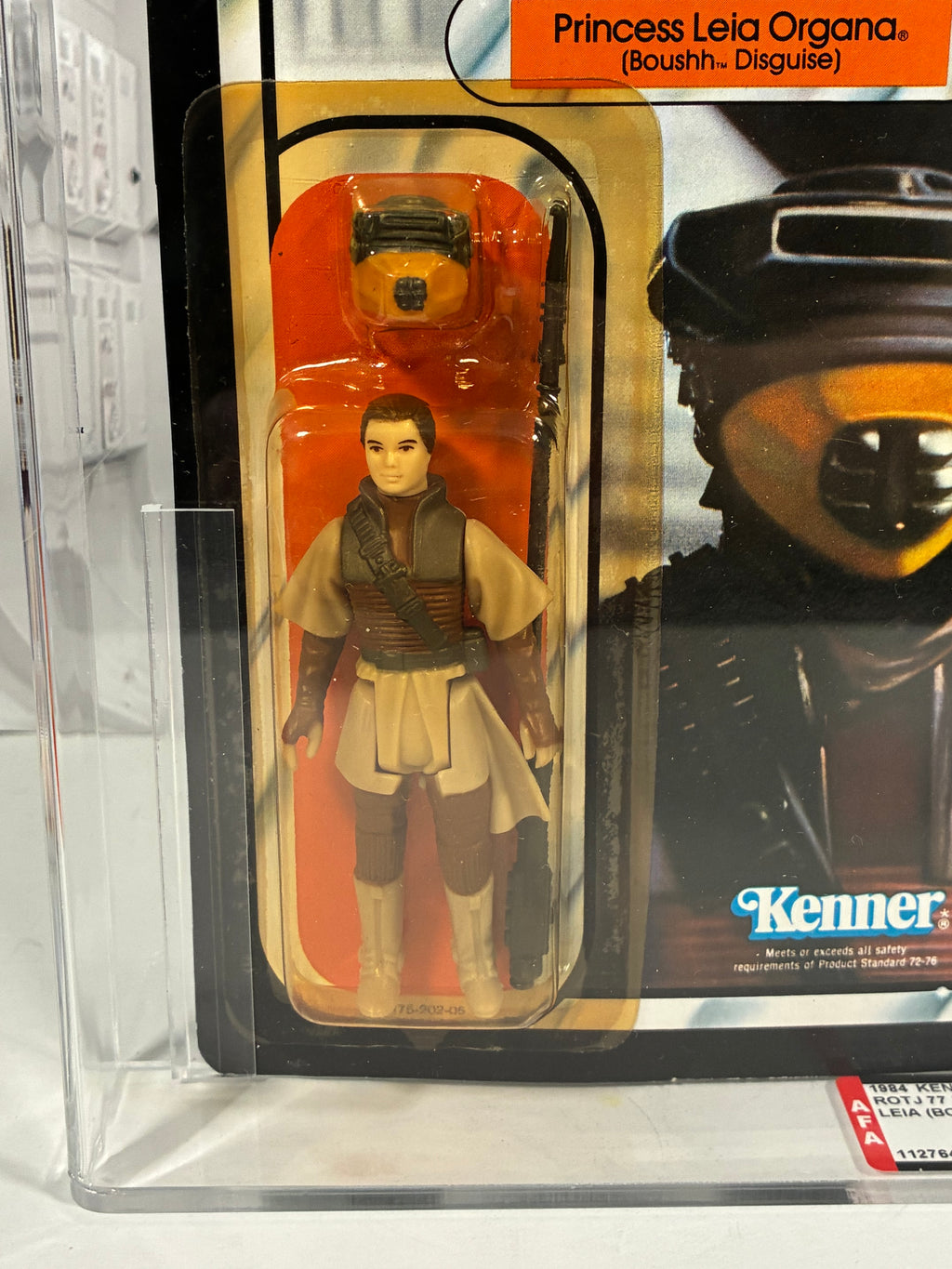 Vintage Star Wars 1983 Kenner LEIA BOUSHH MOC ROTJ AFA Graded 80