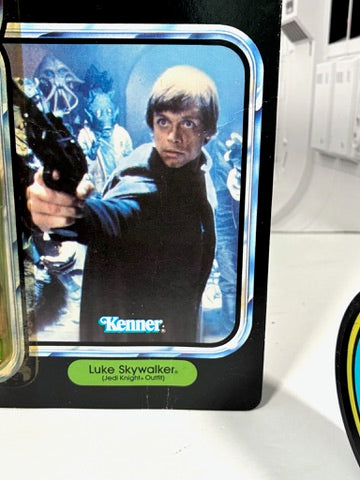 Vintage Star Wars 1984 Kenner LUKE SKYWALKER JEDI POTF MOC with Coin