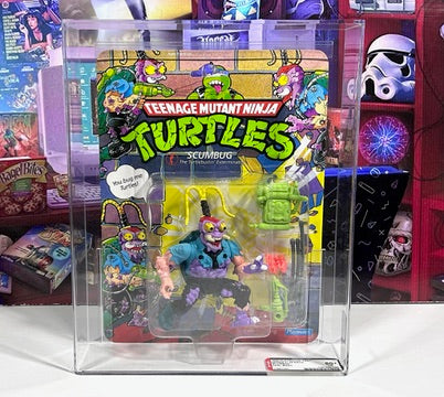 Vintage 1990 TMNT MOC SCUMBUG Teal Boot Graded AFA 80+ Playmates