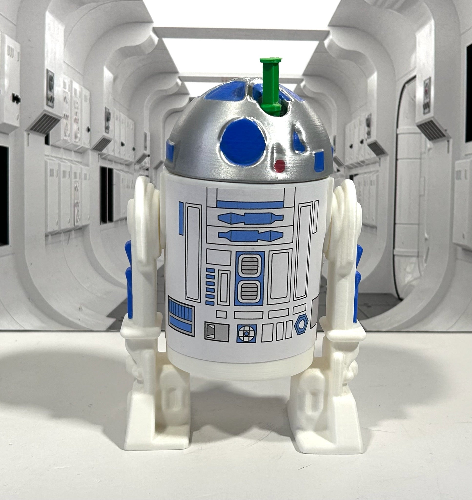 Star Wars Custom Kenner Style 7" R2-D2 3D Printed Figure