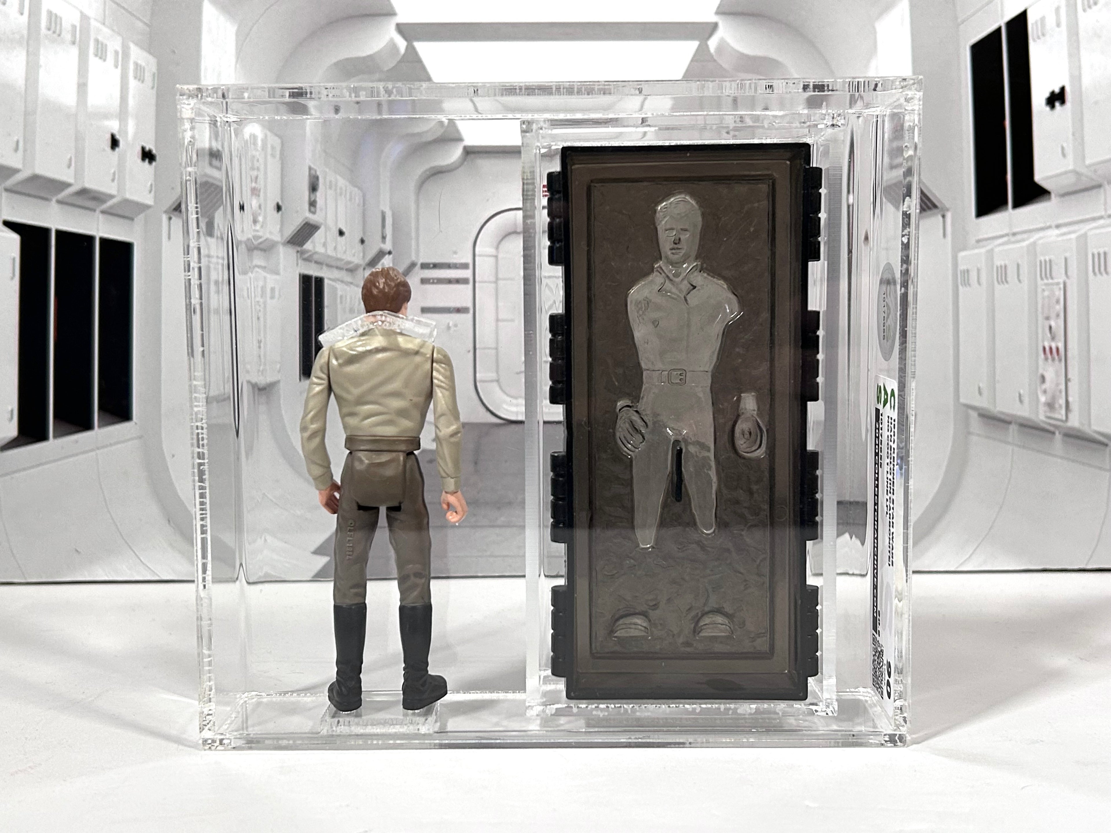 Vintage Star Wars Han Solo in Carbonite Last 17 Power of the Force CAS 90
