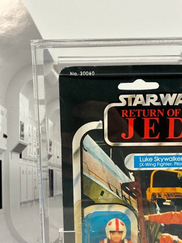 Vintage Star Wars 1983 ROTJ Luke Skywalker X-Wing Pilot MOC CAS Graded 80