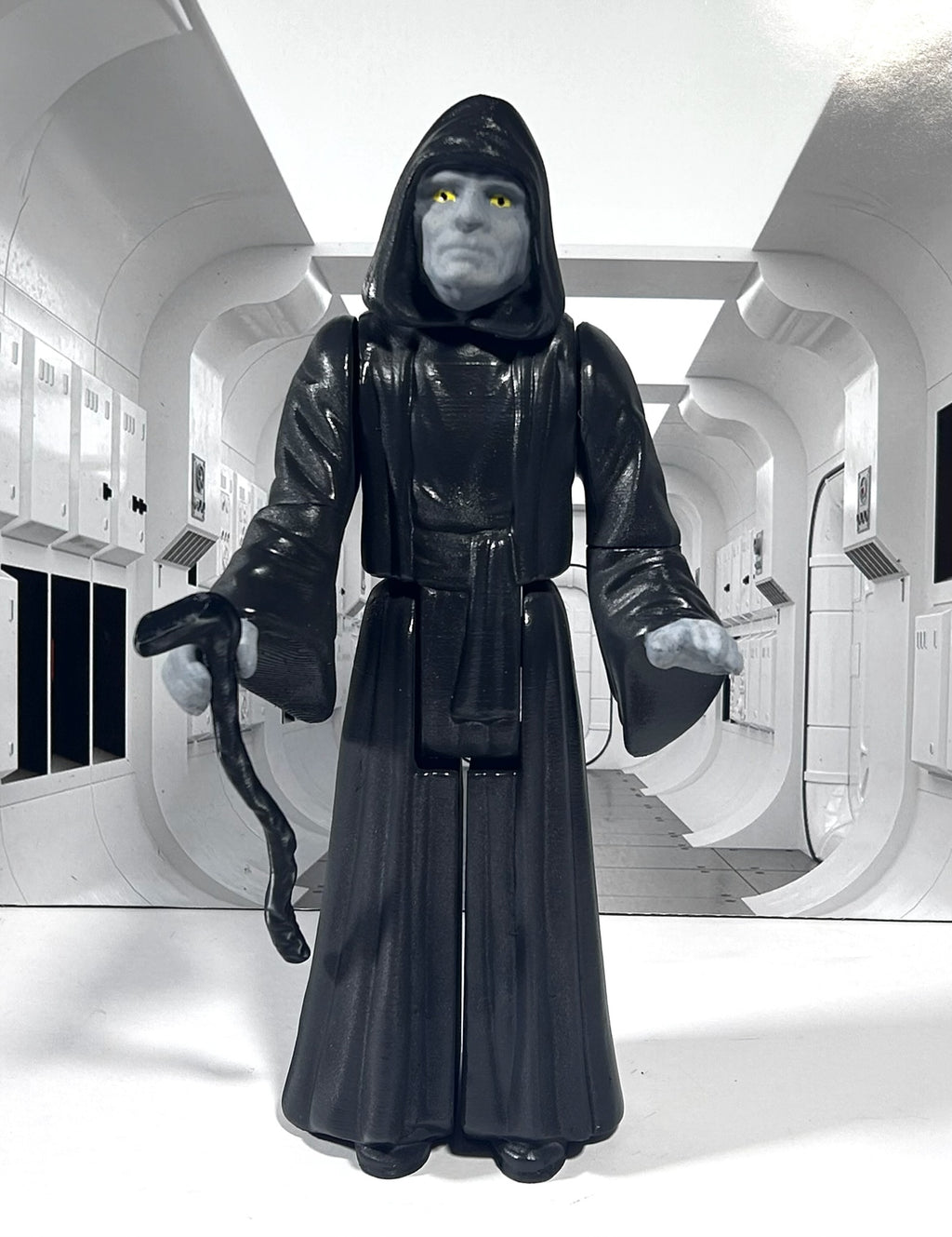 Star Wars Custom Vintage Kenner Style 11" EMPEROR Action Figure 3D Print