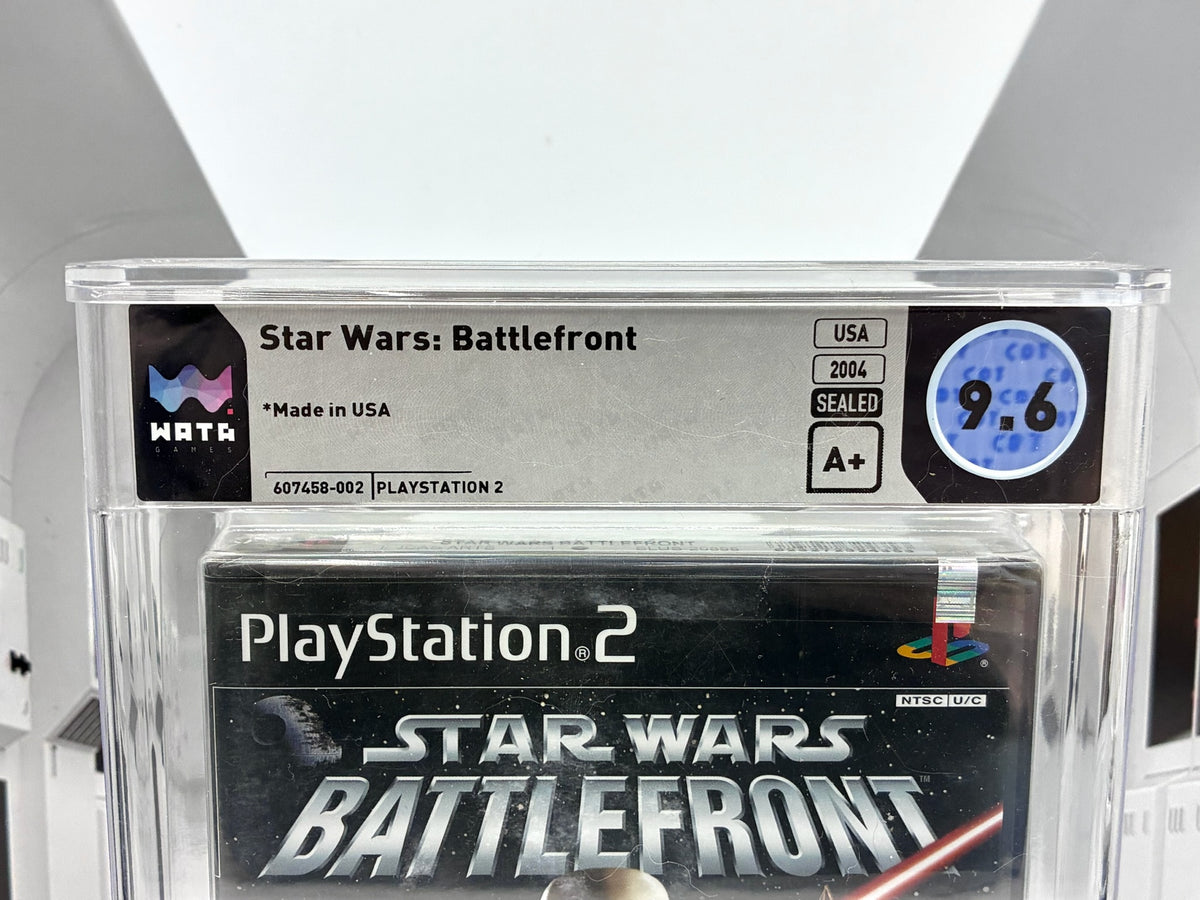 SEALED Playstation 2 GAME PS2 STAR WARS BATTLEFRONT CGC 9.6 A+ SEAL