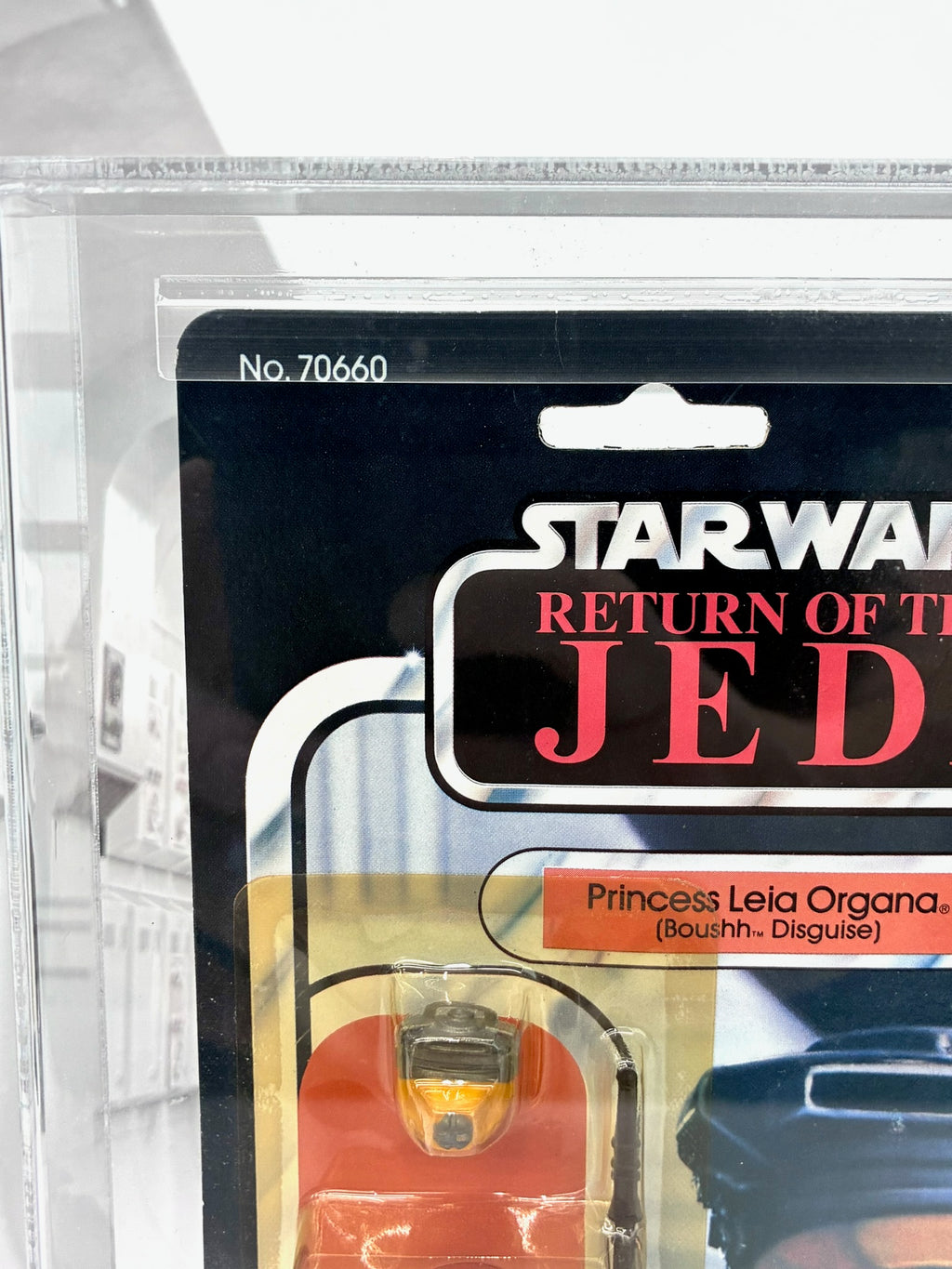 Vintage Star Wars 1983 ROTJ Leia Boushh  MOC AFA Graded 80+