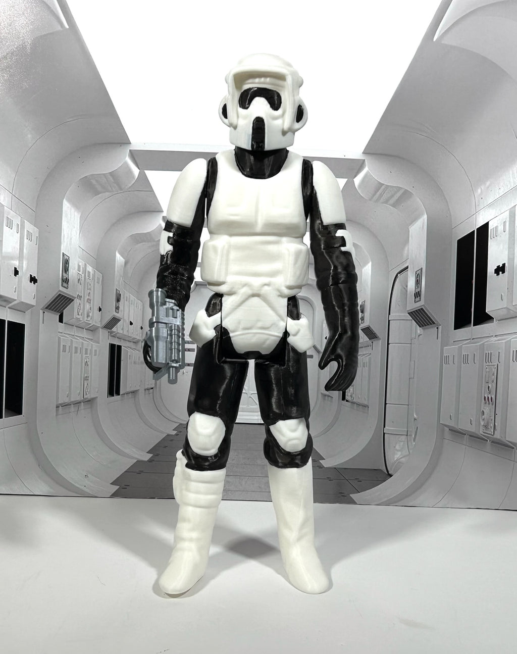 Star Wars Custom Vintage Kenner Style 11" BIKER SCOUT Action Figure 3D Print