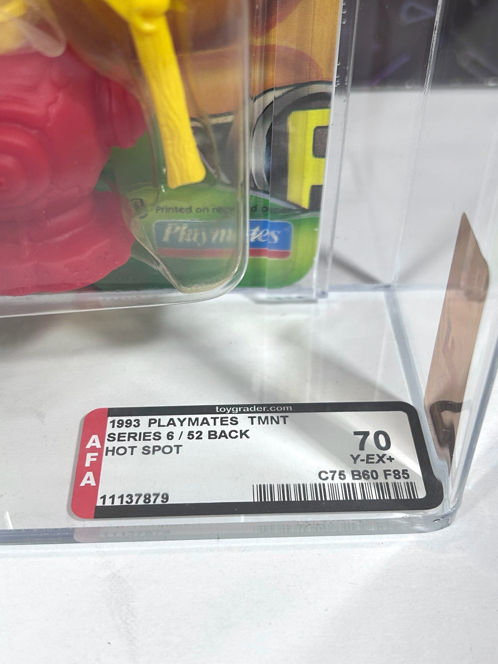 Vintage 1993 TMNT MOC HOT SPOT Graded AFA 70 Playmates