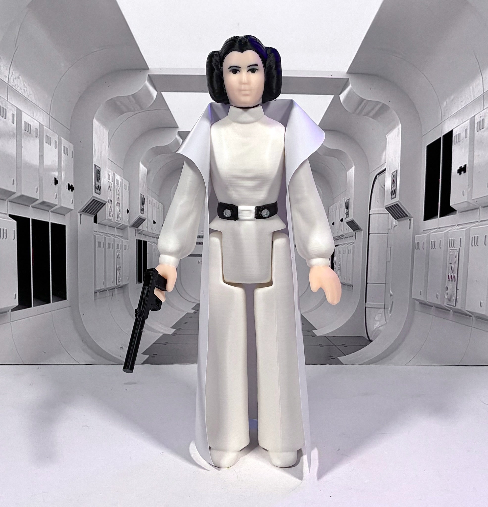 Star Wars Custom Vintage Kenner Style 11" PRINCESS LEIA Action Figure 3D Print