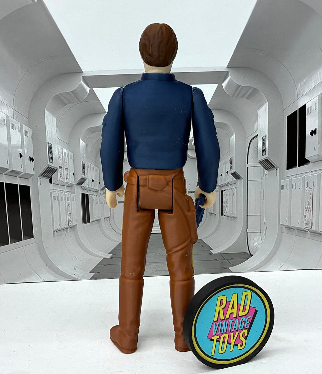 Star Wars Custom Kenner Style 11" Han Solo - Bespin 3D Printed Figure