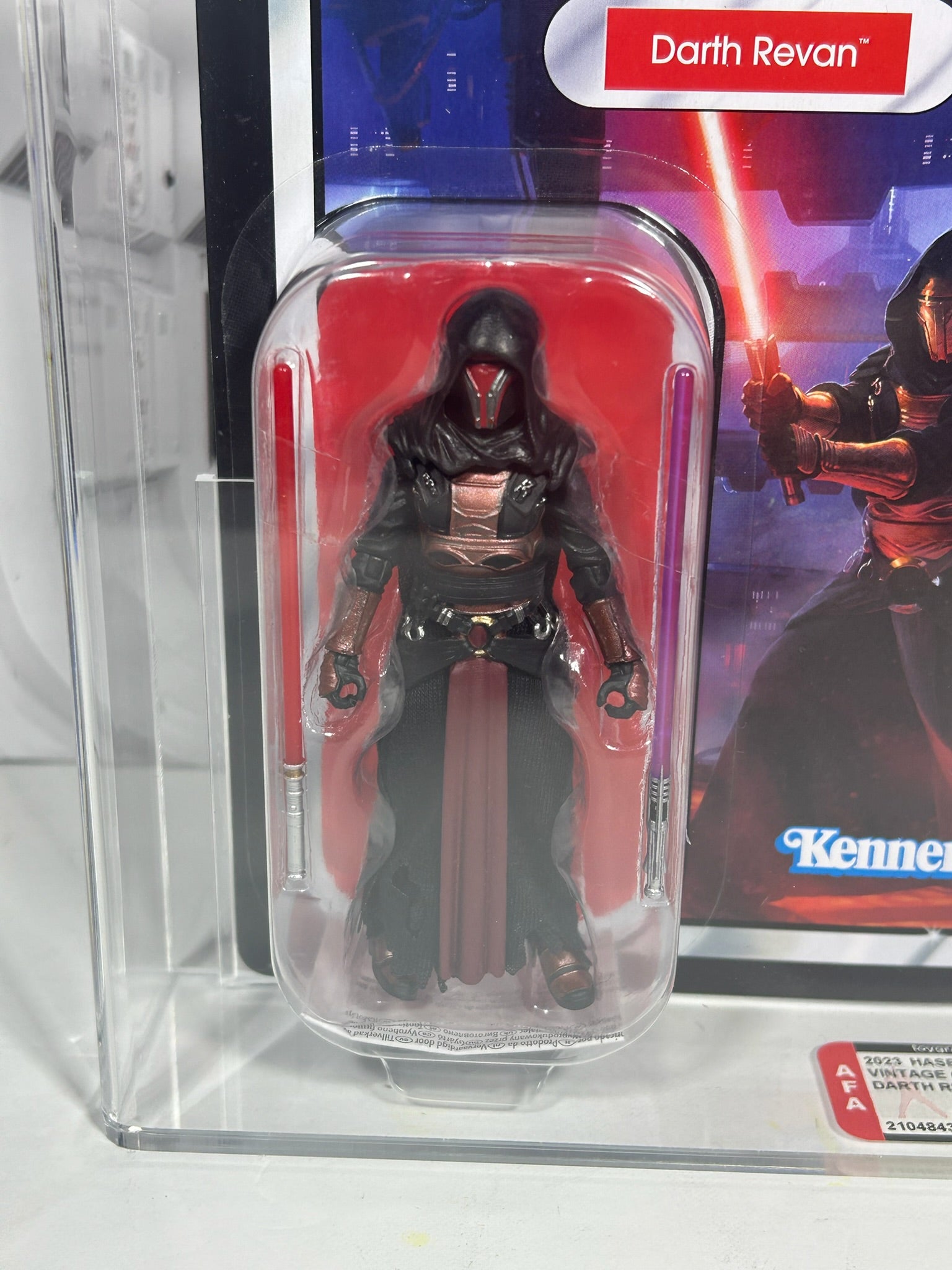 TVC Star Wars 2023 Hasbro DARTH REVAN VC301 MOC ROTS AFA Graded 8.5