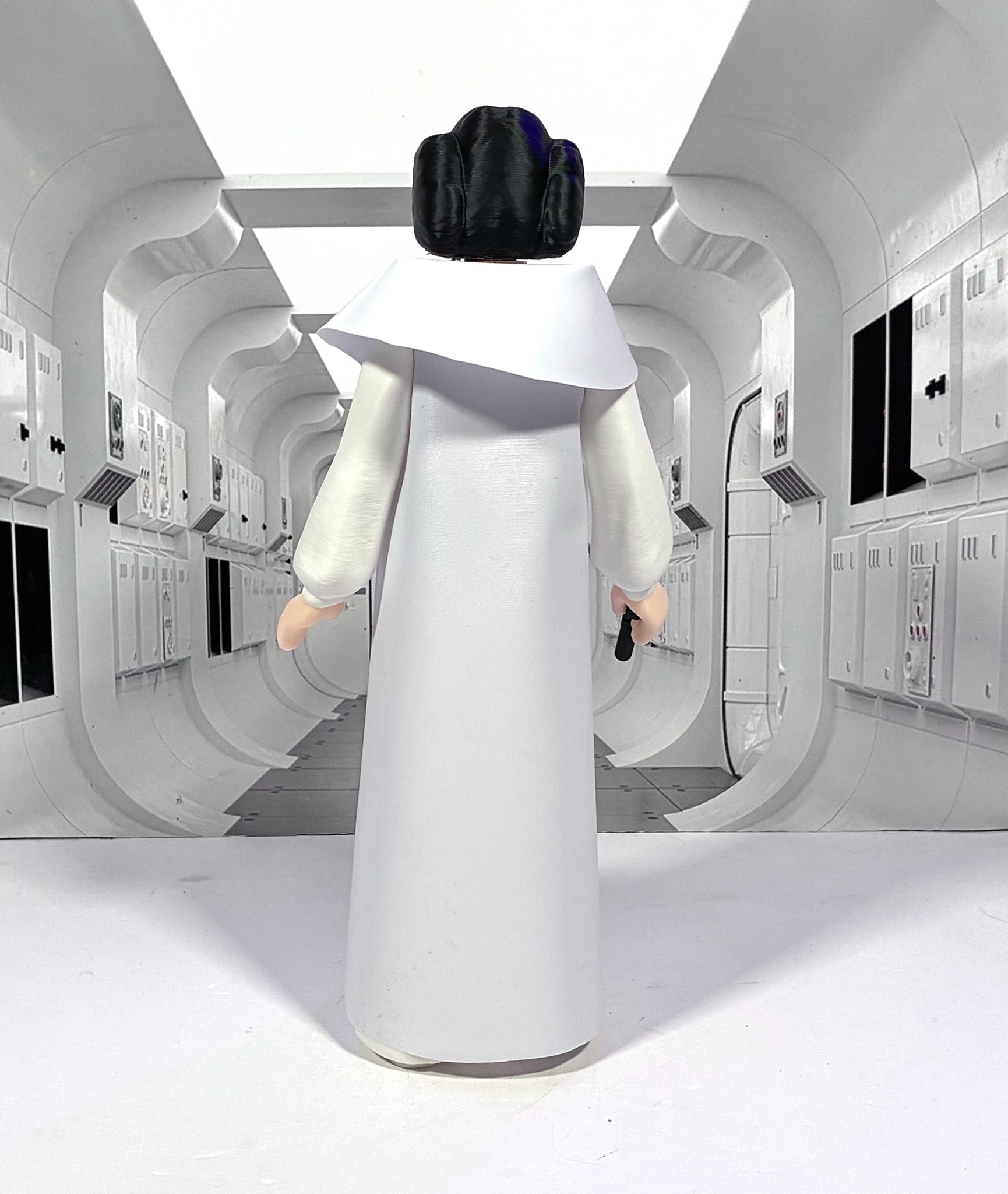 Star Wars Custom Vintage Kenner Style 11" PRINCESS LEIA Action Figure 3D Print