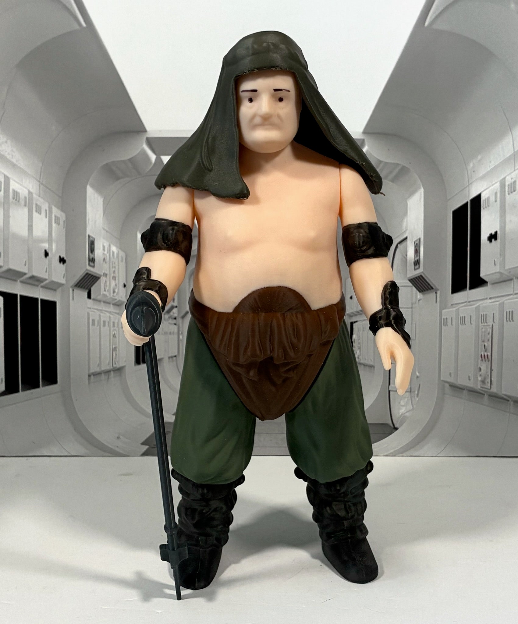Star Wars Custom Vintage Kenner Style 11" RANCOR KEEPER Action Figure 3D Print