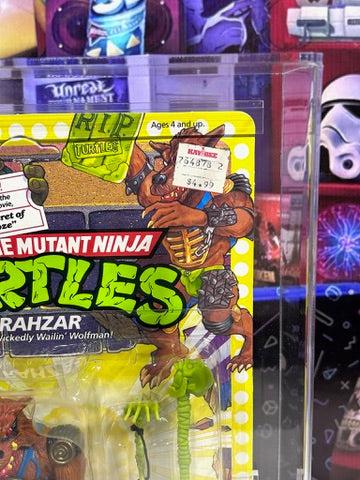 Vintage 1992 TMNT MOC RAHZAR Black Nose Graded AFA 80+ Playmates