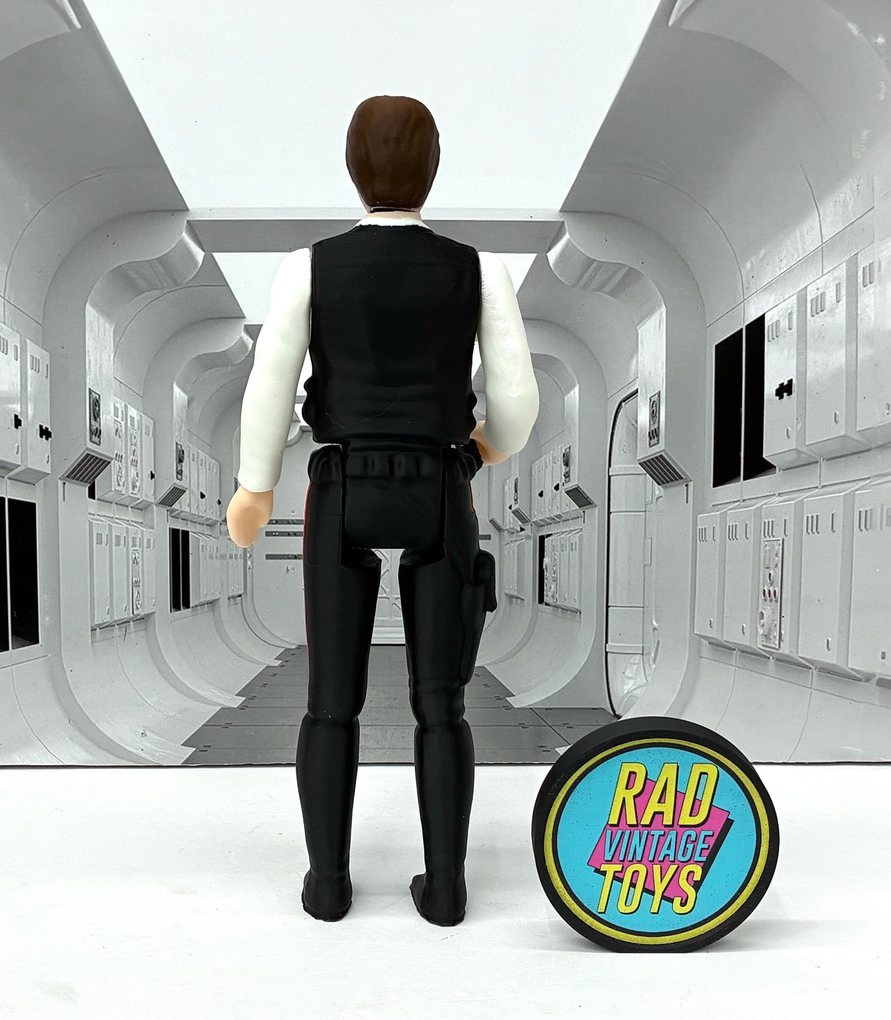 Star Wars Custom Kenner Style 11" Han Solo Small Head 3D Printed Figure