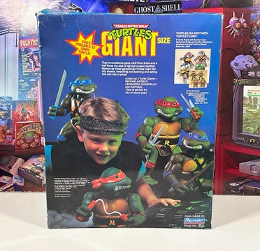 1989 Vintage TMNT GIANT Turtles Raphael Playmates SEALED