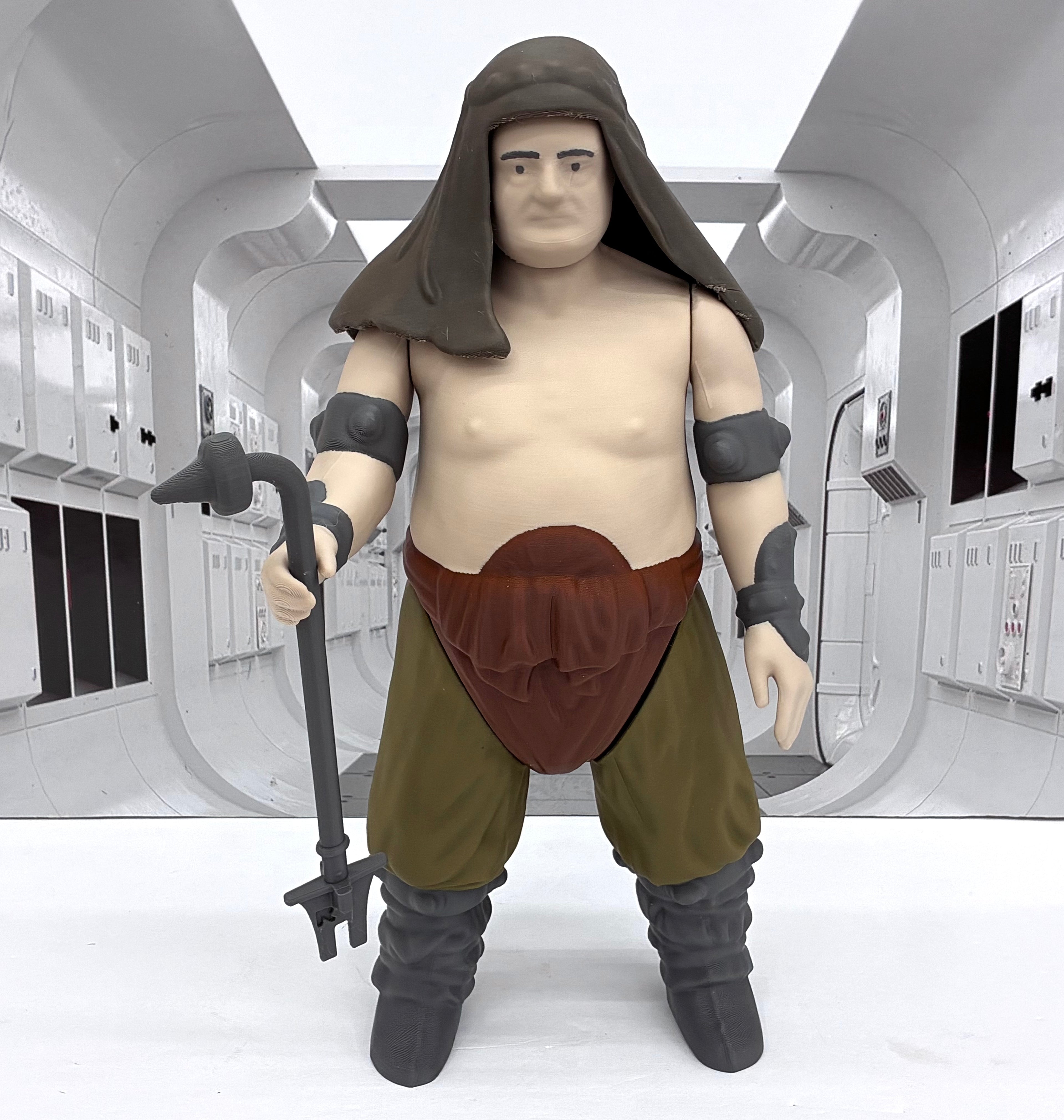 Star Wars Custom Vintage Kenner Style 11" RANCOR KEEPER Action Figure 3D Print