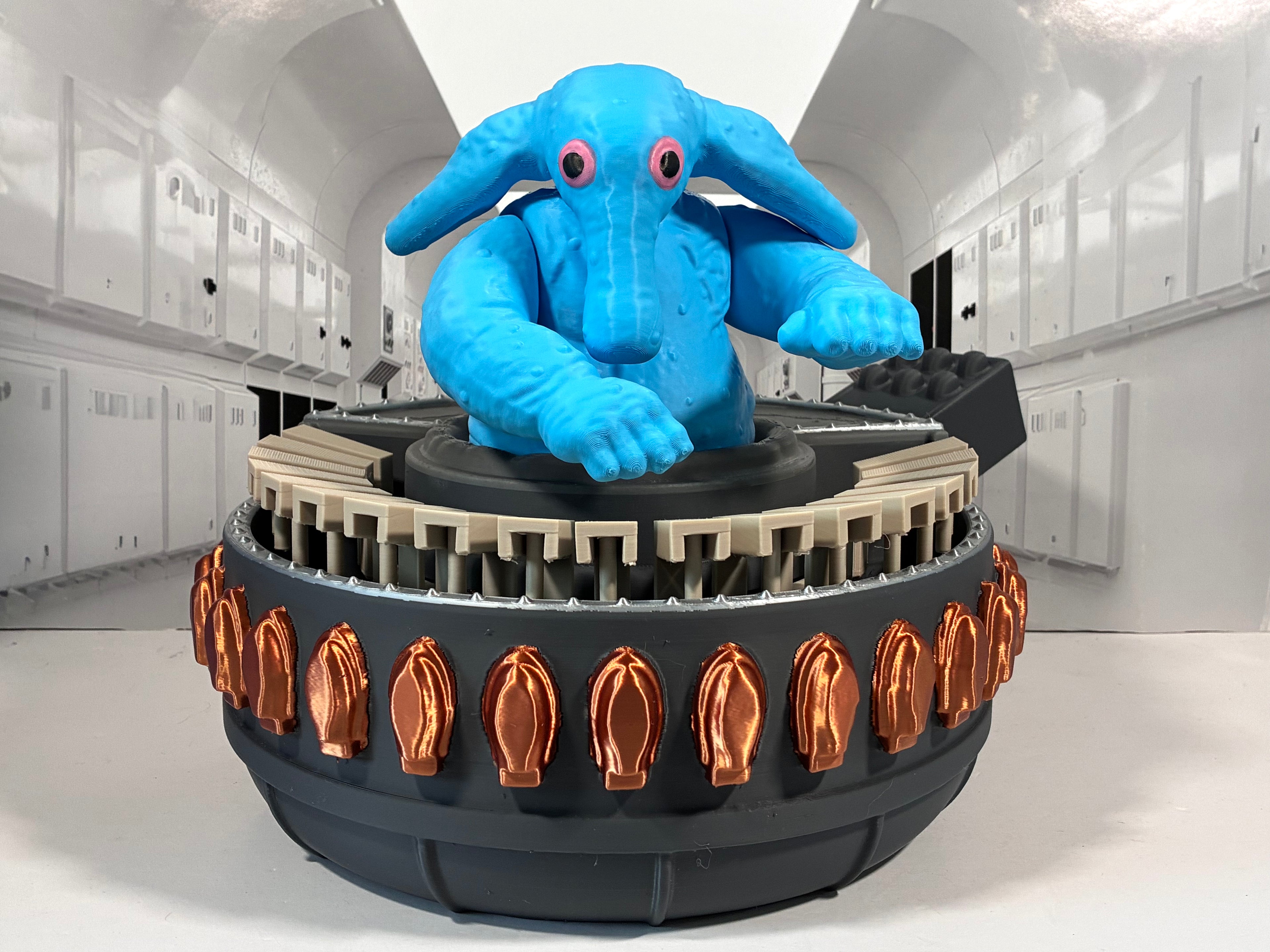 Star Wars Custom Vintage Kenner Style 12" Wide MAX REBO Figure 3D Print