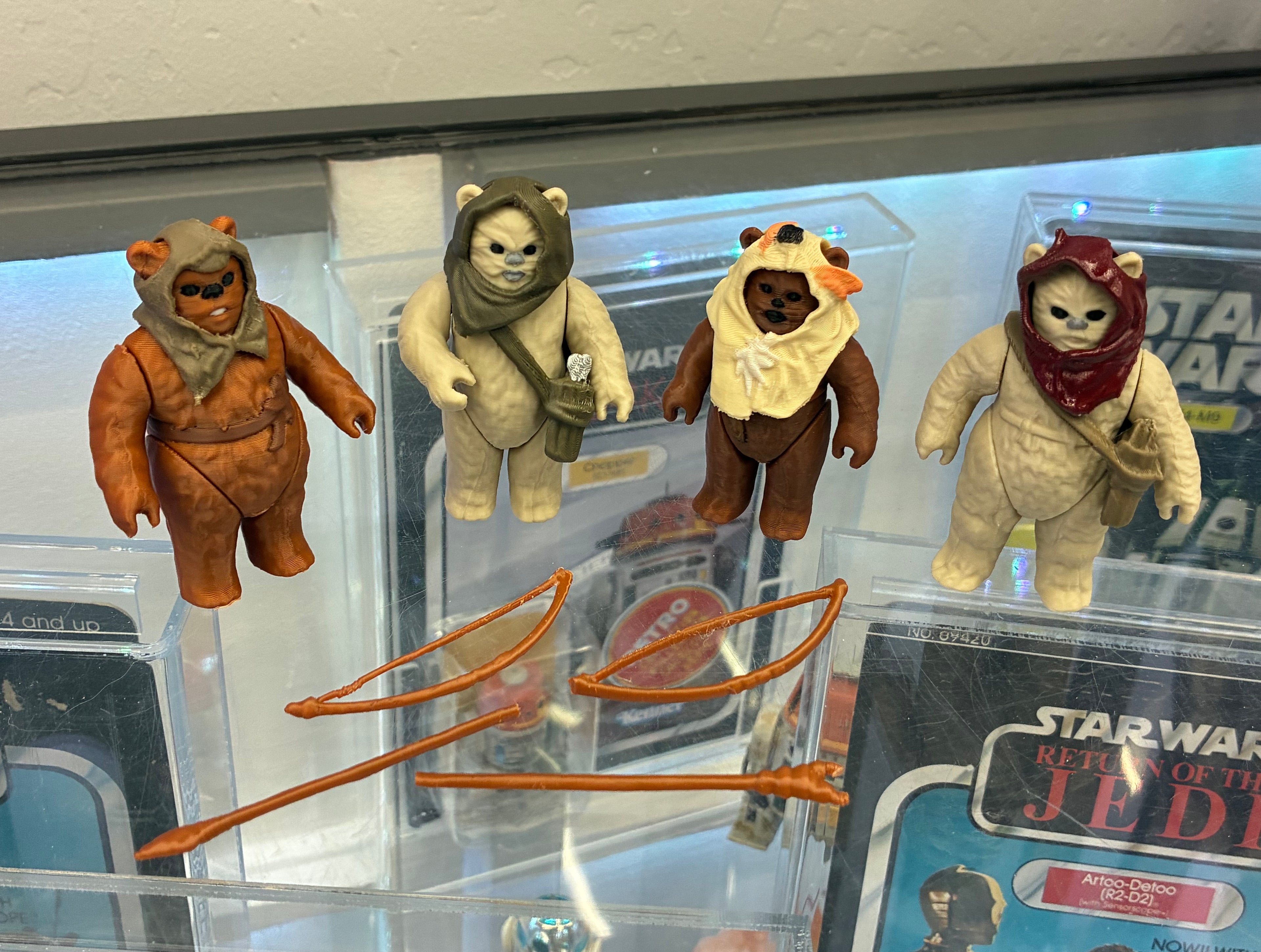4 Ewoks 3D Prints Small