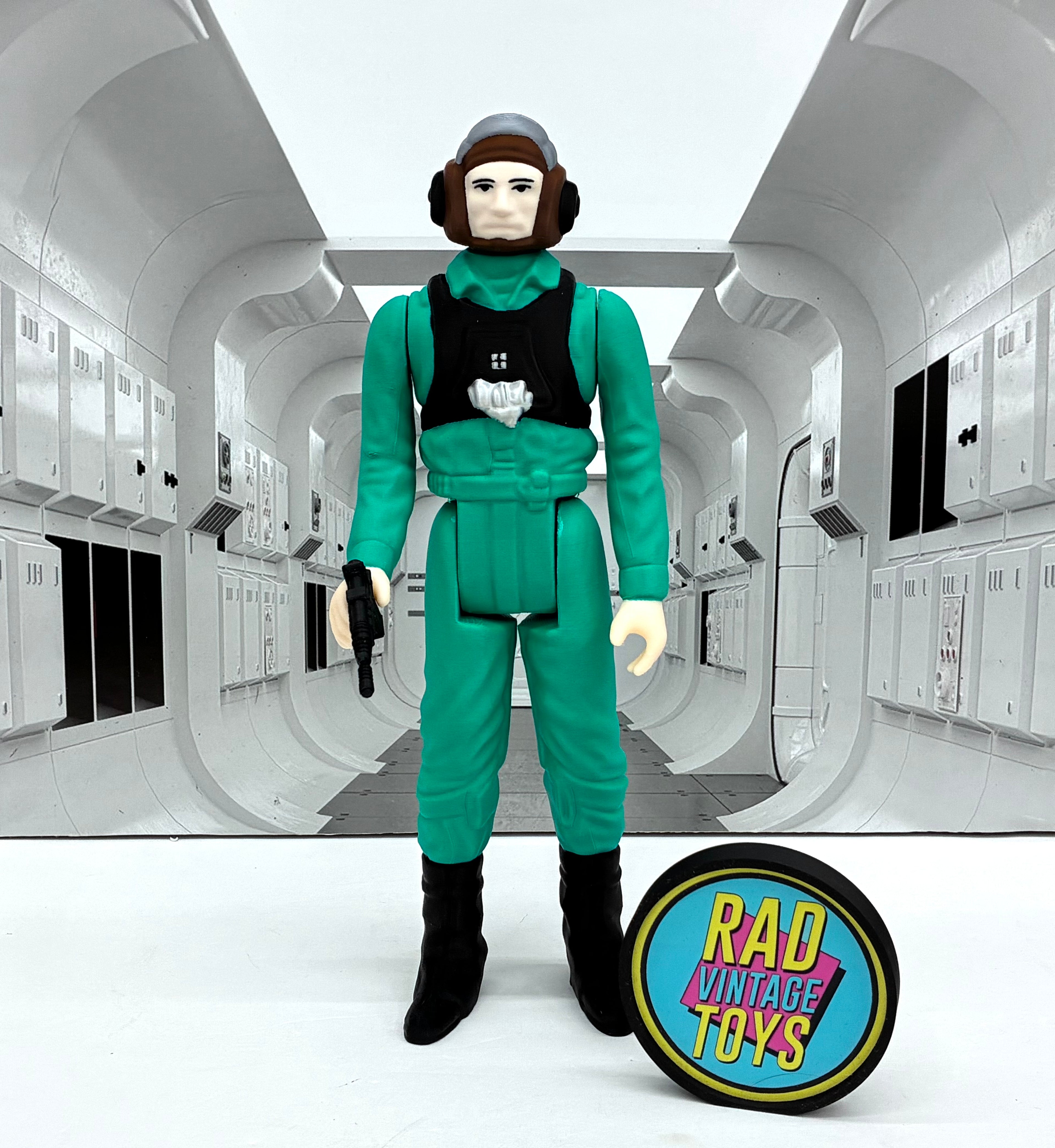 Star Wars Custom Kenner Style 11" A-Wing Pilot 3D Printed Figure