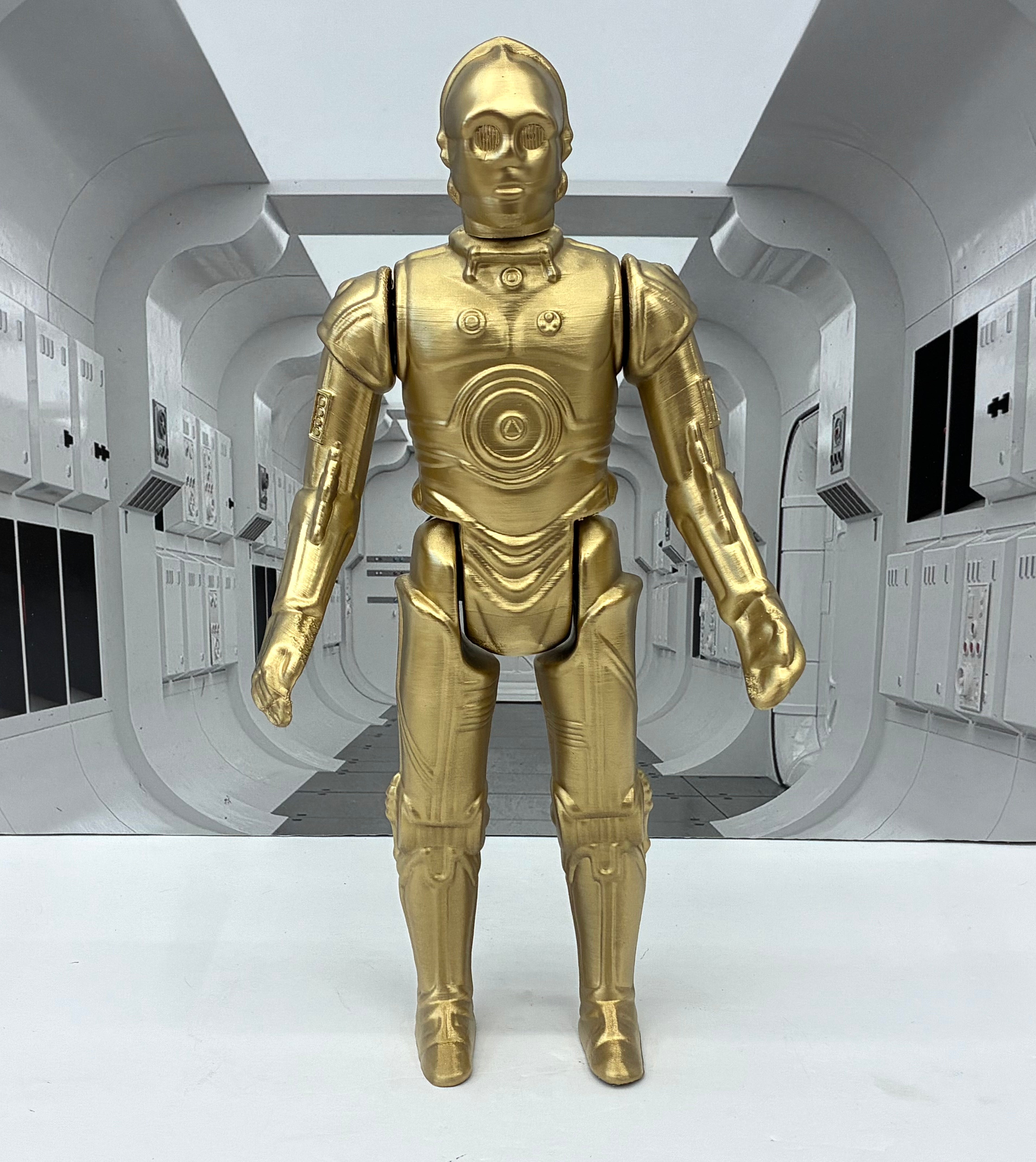 Star Wars Custom Kenner Style 11" C-3PO 3D Printed Figure