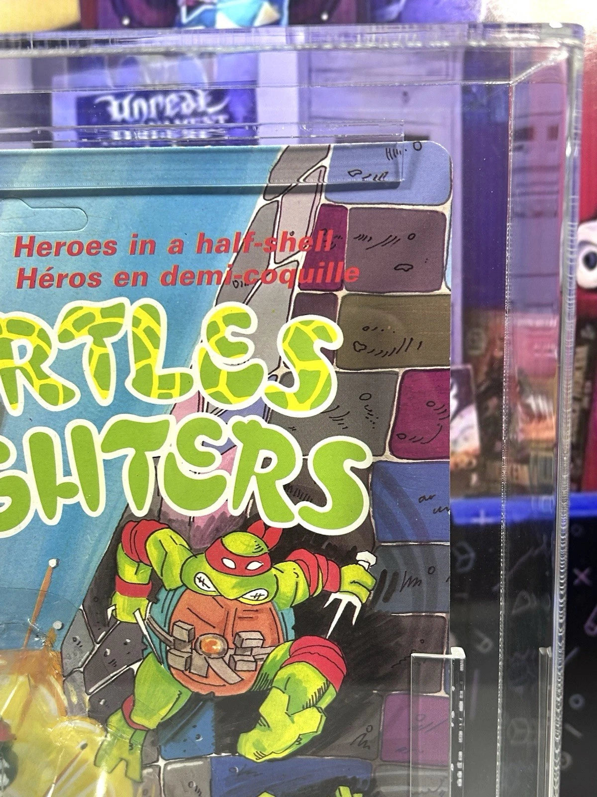 Vintage TMNT European BOOTLEG Turtle Fighters Raphael CAS 75+