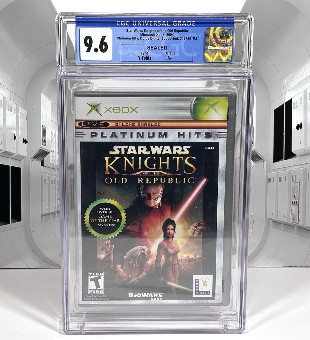 Star Wars Knights of the Old Republic KOTOR Xbox Graded CGC 9.6. A+ Sealed Game