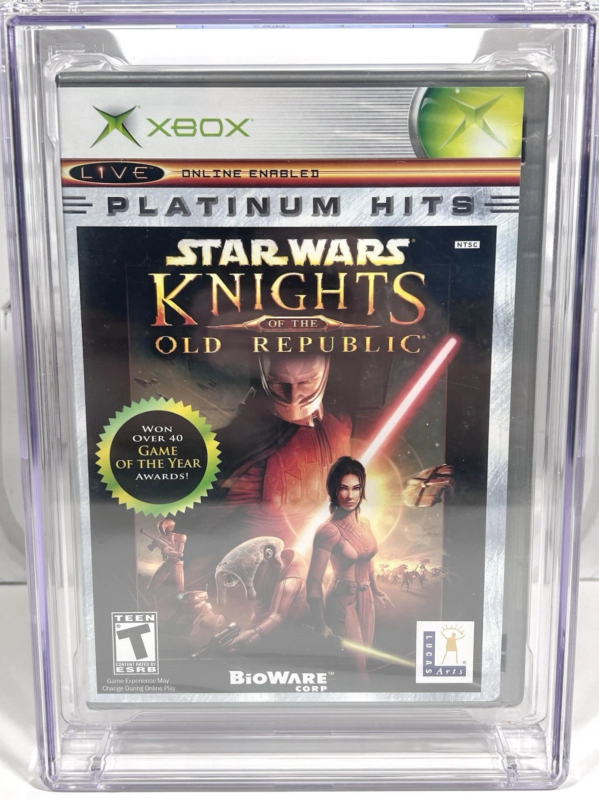Star Wars Knights of the Old Republic KOTOR Xbox Graded CGC 9.6. A+ Sealed Game