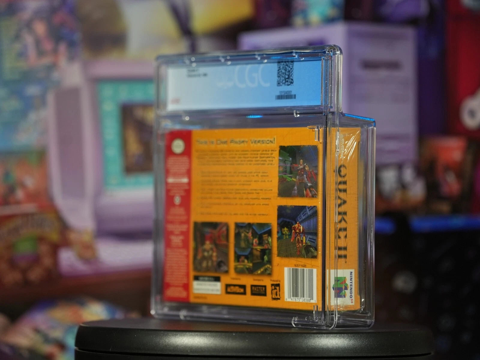 SEALED N64 Quake II CGC Graded 8.5 A Seal LRB Vintage Nintendo 64
