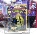Vintage 1994 TMNT MOC Shogun LEONARDO BLACK Accessories Graded AFA 80+ Playmates